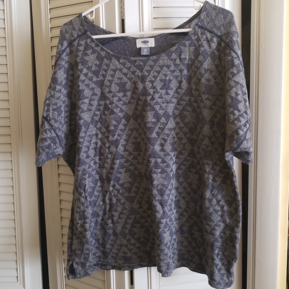 Geometric Print Tee